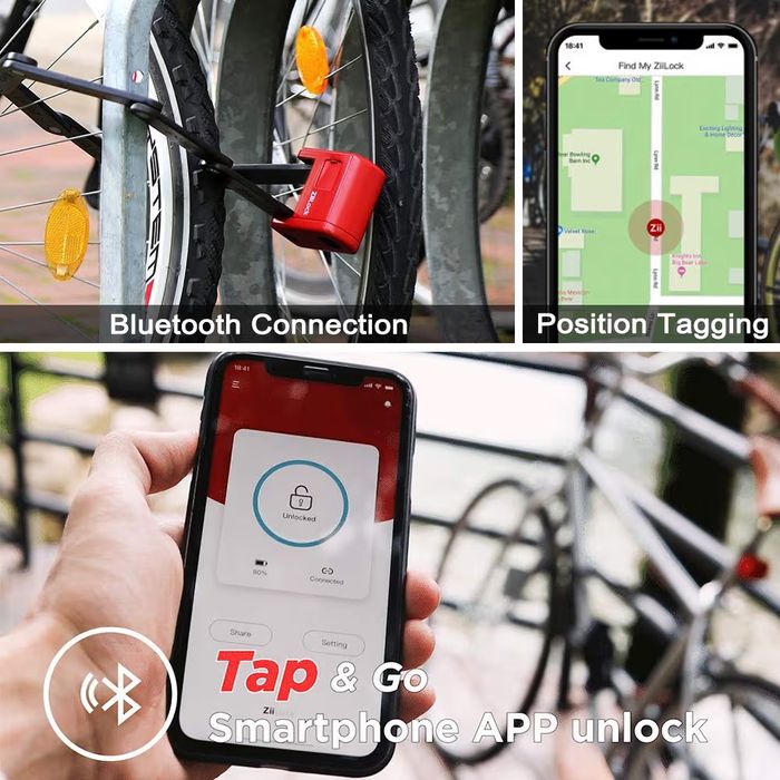 ZiiLock X Smart Bike Lock - antifurt bicicleta/incuietoare smart