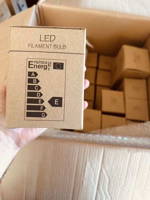 LED Димируема G95 G125 винтидж електрическа крушка