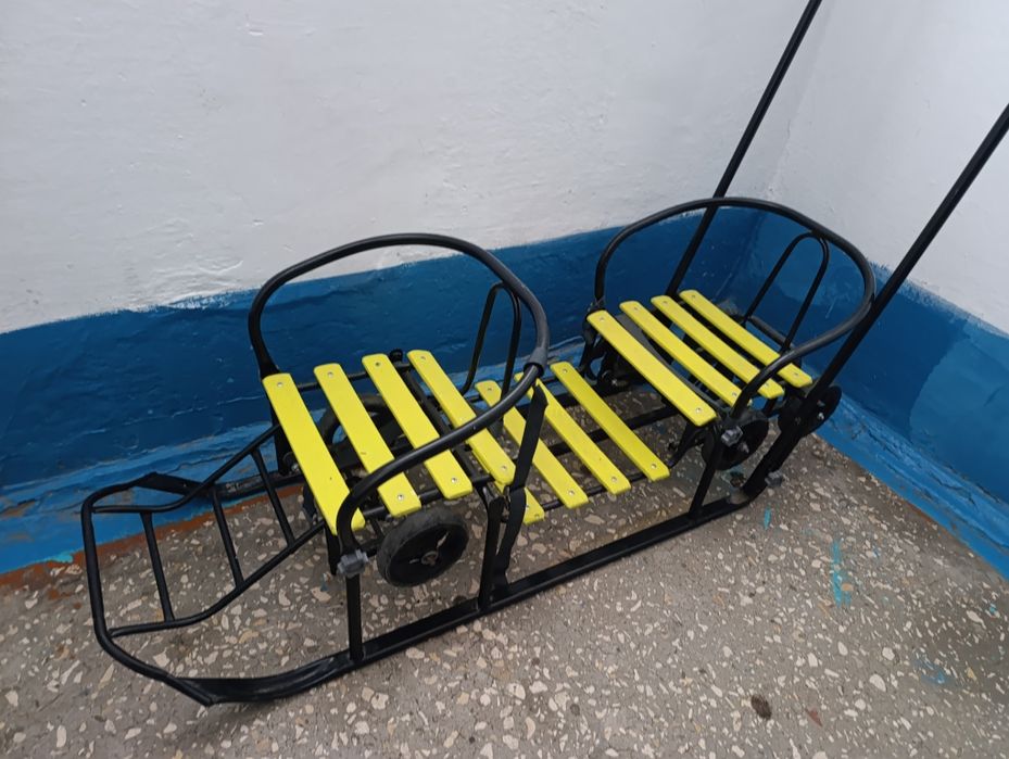 Санки двухместные