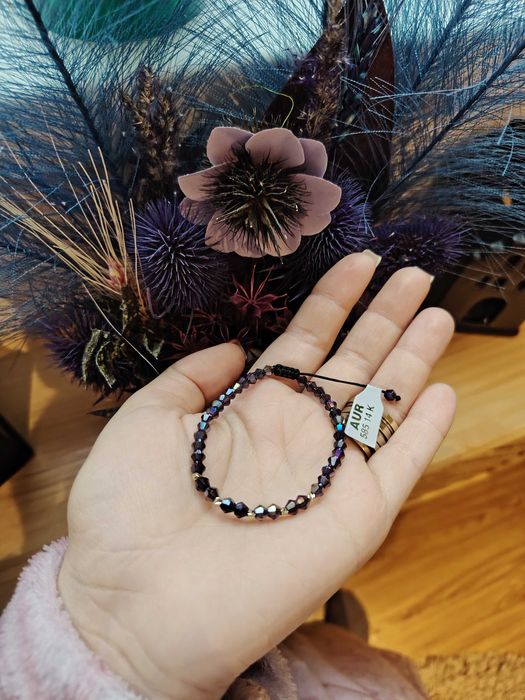 Brățară hand made aur 14 k