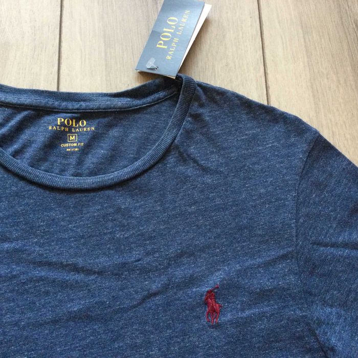 НОВА оригинална синя памучна тениска POLO RALPH LAUREN размер M от САЩ