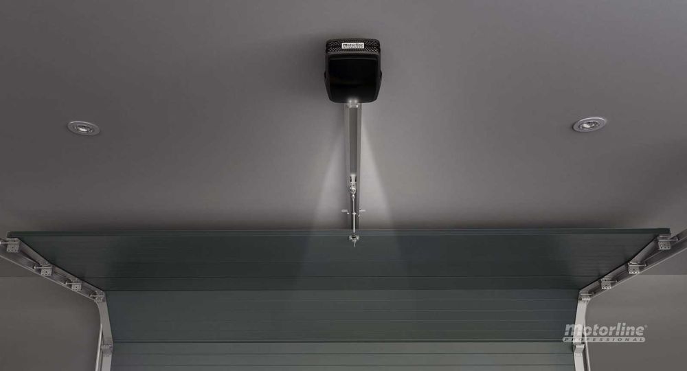 Usa garaj sectionala glisant automata telecomanda motor Satu Mare