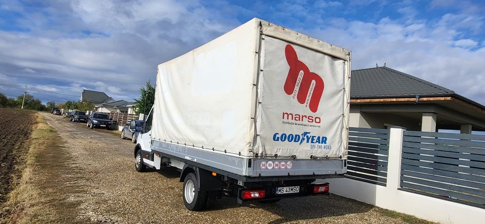 Ford Transit platforma cu obloane si prelată
