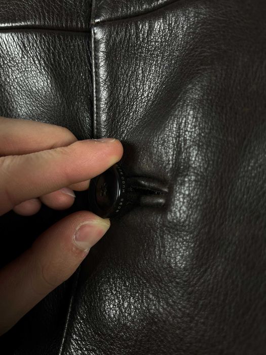 Hugo Boss Camlain Brown Calf Leather Jacket Мъжко Кожено Яке