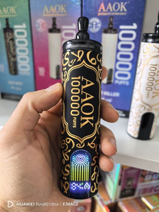 Oferta Vape 100.000 Puffs Narghilea Sunet, Piele,Abur Mult