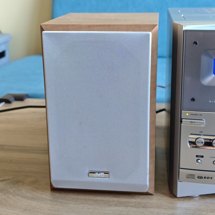 JVC UX‑P400 микро система – CD с MP3 / Auto-reverse касета / RDS / AUX