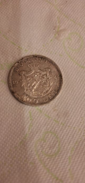 Moneda regele mihai 1 argint pur