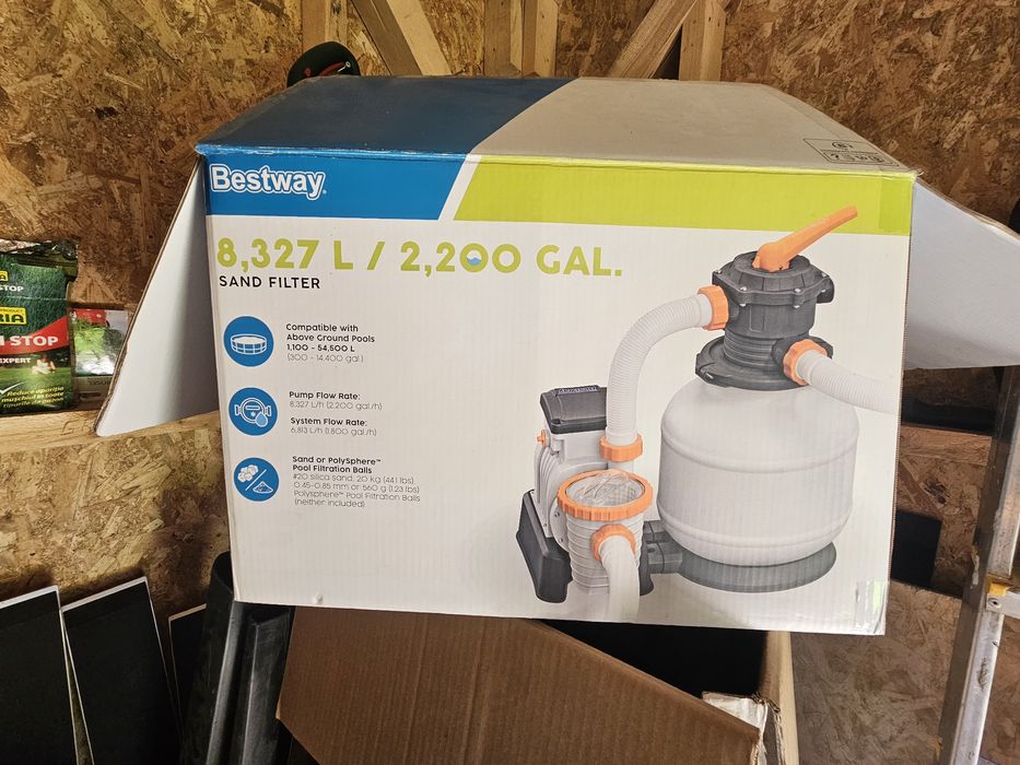 Piscina cadru metalic