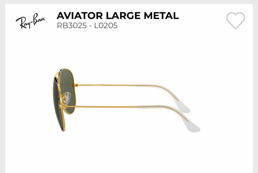 Ochelari de soare Ray Ban Aviator RB3025 L0205