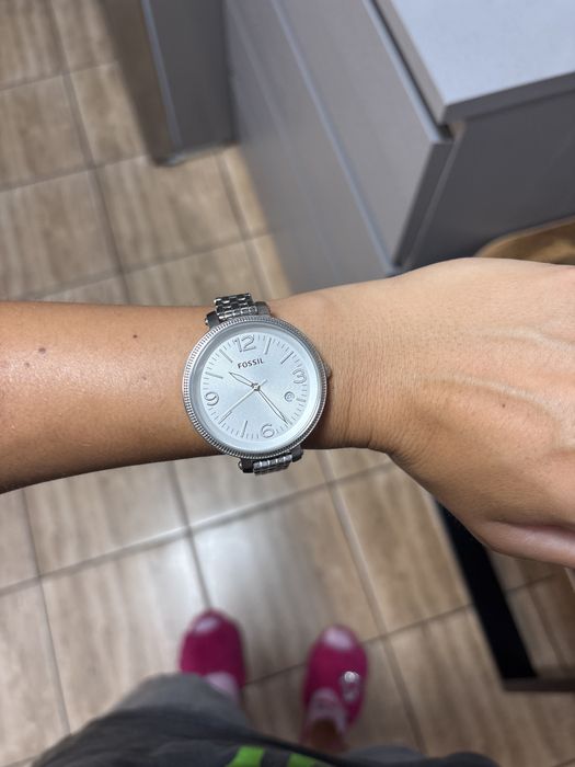 Ceas original Fossil argintiu