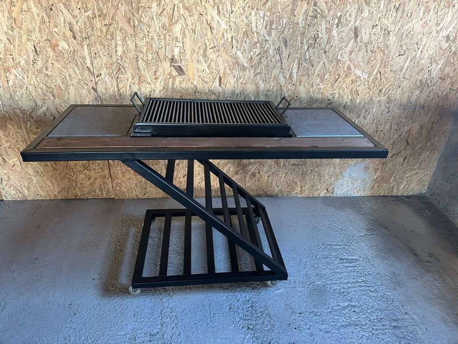 Gratar gradina pe roți