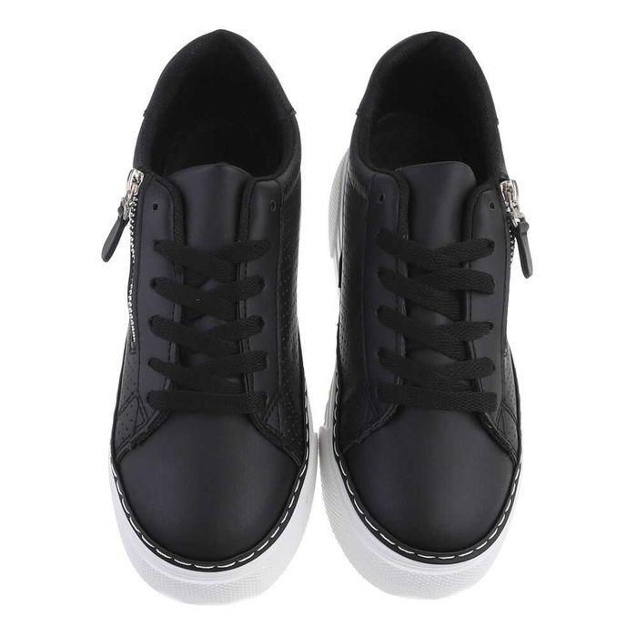Дамски спортни обувки (Sneakers), черни, 36, 37 номер