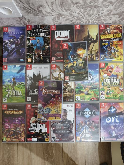 Nintendo switch с играми