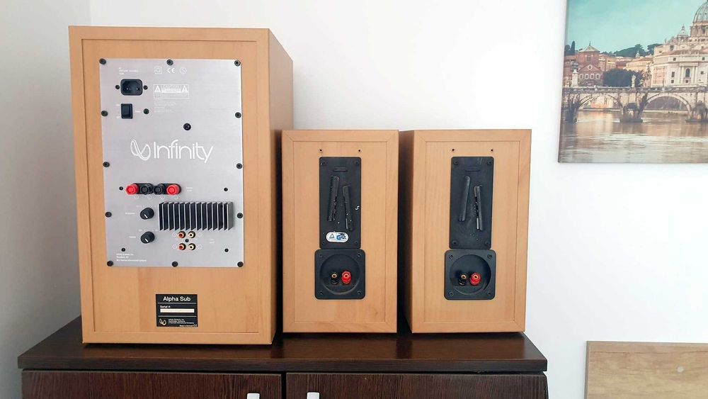 Boxe infinity cu subwoofer
