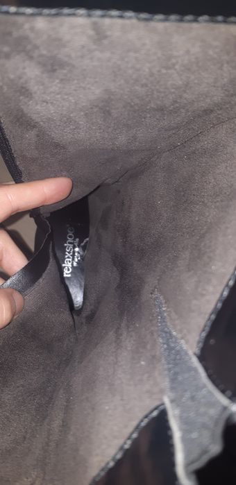 Cizme damă cu toc din piele ecologică marimea 36