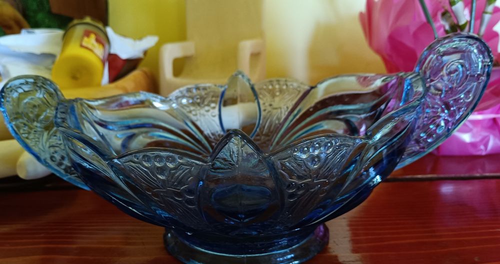 Bol de fructe din cristal