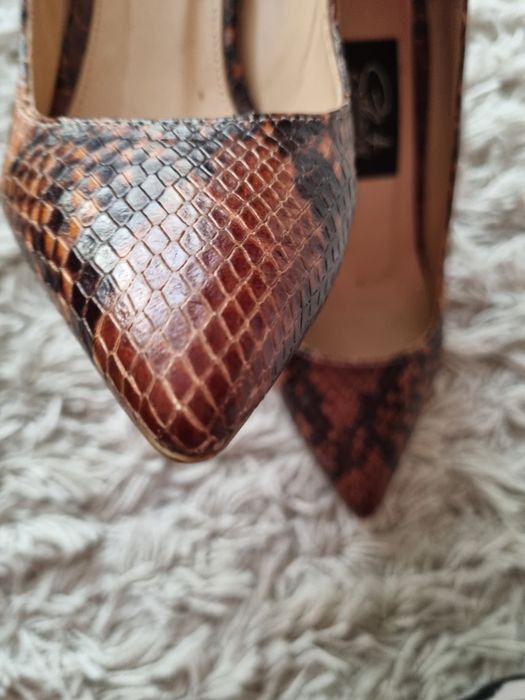 Pantofi stileto din piele, marimea 35