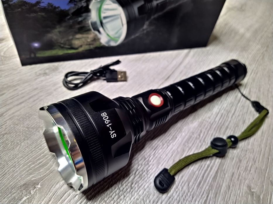 Lanterna profesionala quad-core P50 wick, incarcare USB 30W