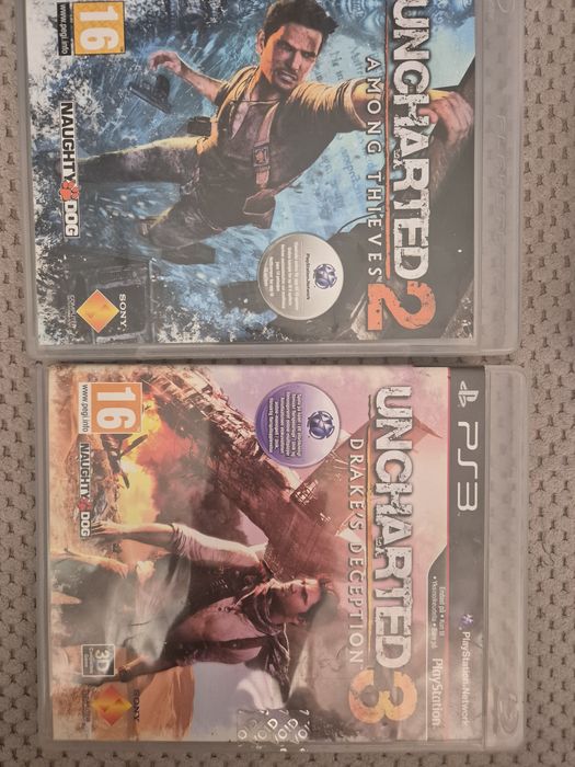Colecție Joc original Uncharted 2 și 3 PlayStation 3 PS3 PS 3