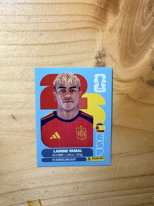 Panini Sticker World Cup 2026 Lamine Yamal