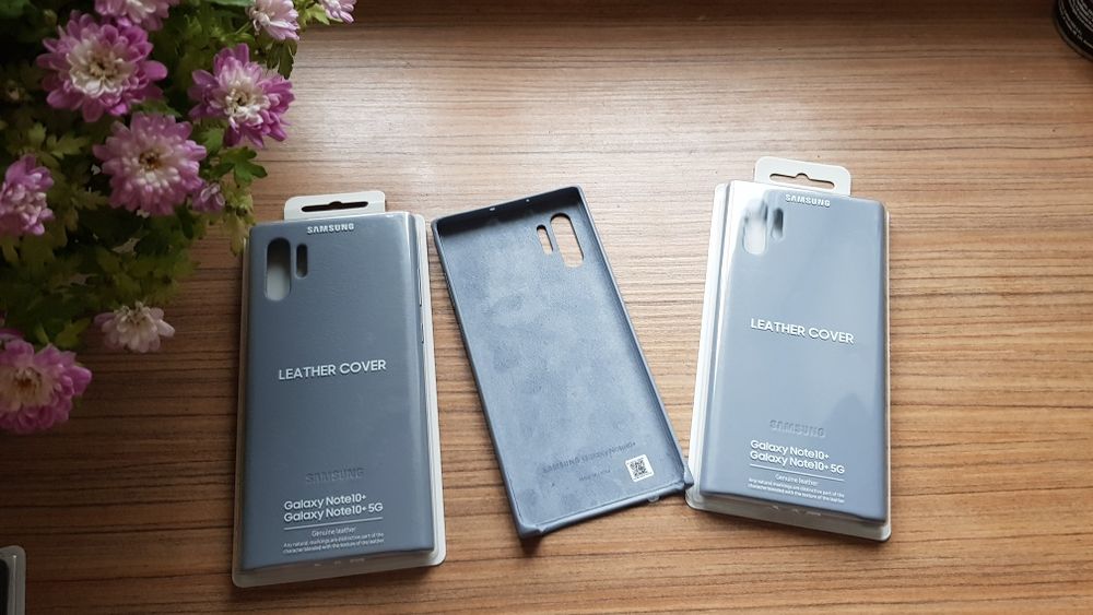 Husa Piele Originala Samsung Galaxy Note 10+ plus,Noua!Slim