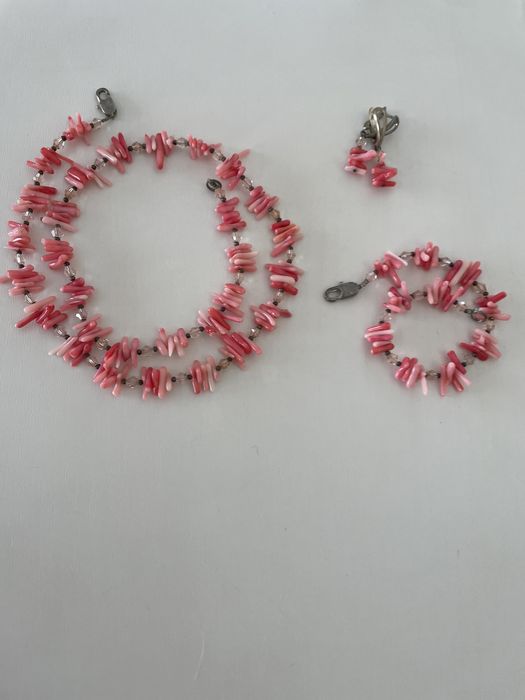 Комплект от истински корал