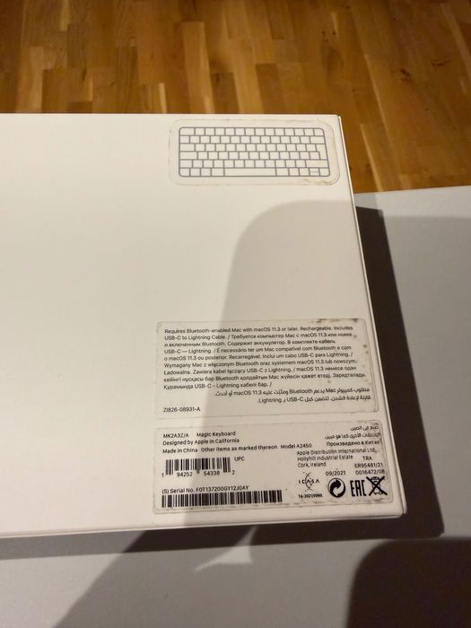 Apple Magic Keyboard A2450 и Magic Mouse A1657 – отлично състояние