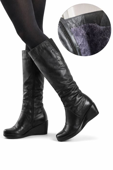 Сапоги натуральная кожа