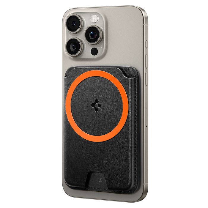Spigen Valentinus MagSafe 3 Card Holder (MagFit Plus) – кожен портфейл