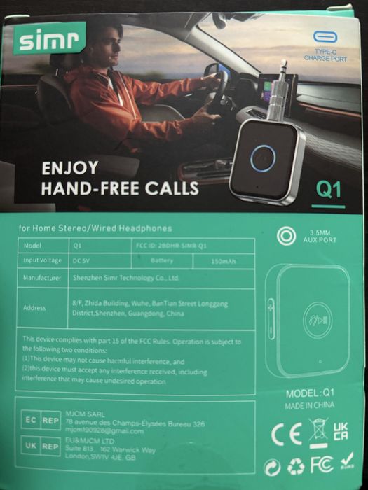 Blutooth audio i carphones