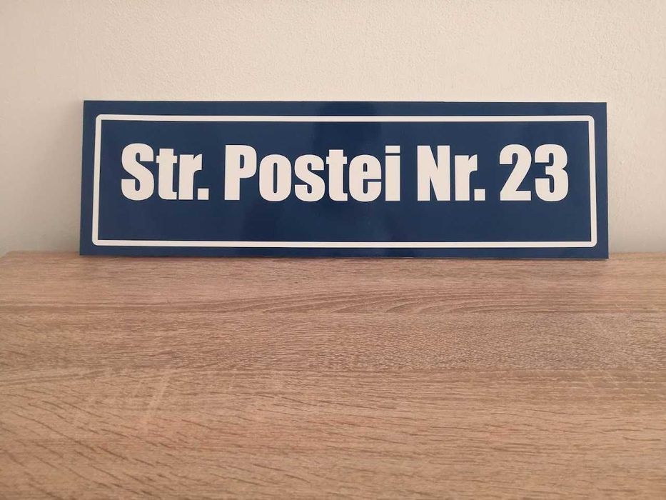 Placi personalizate / placute semnalistică / placi adresa /plăcute număr casă / plăcuțe identificare - LA comandă