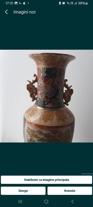 Vaza din portelan, 47 cm inaltime