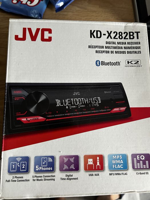 Radiocasetofon  KD-X282BT