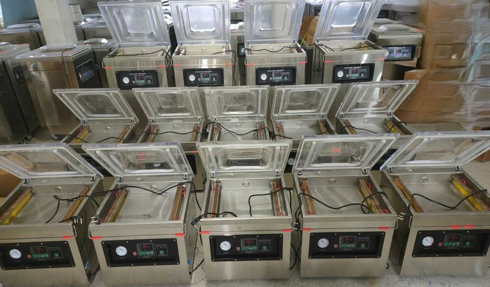 Вакуумный упаковщик профессиональный  DZ 400 двойной