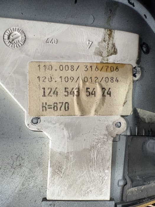 Mercedes w124 2.0i avtomat Километраж