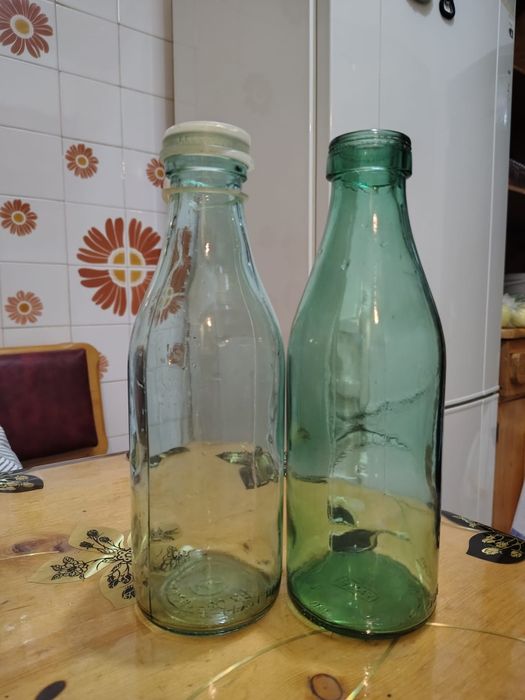 Sticle lapte anii 80