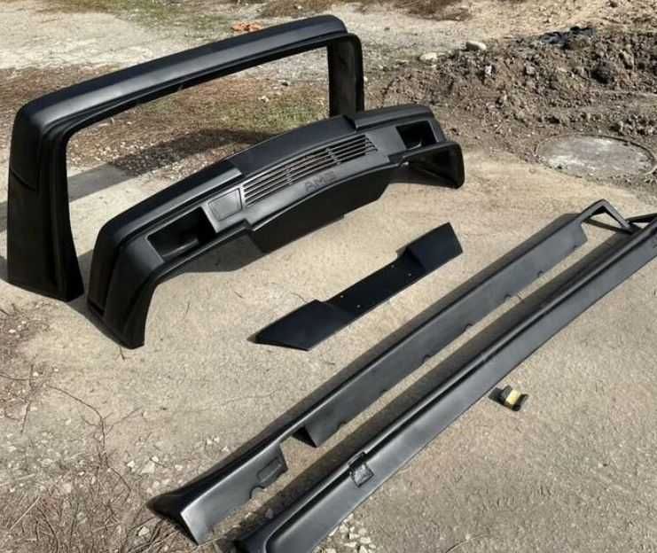 Бампер мерседес 124 передний/задний/спойлер/пороги mercedes-benz amg