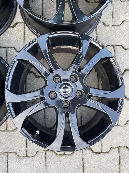 Jante negre originale Nissan Qashqai J11 J12 X-trail Duster 3 pe 17