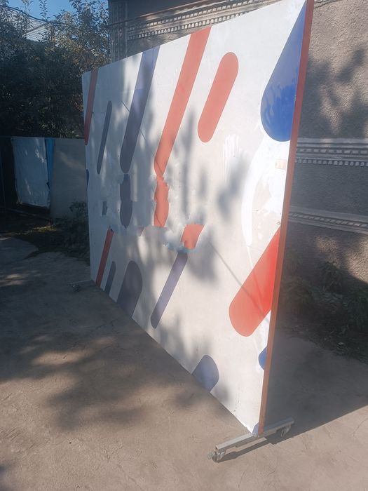 Баннер (рекламный стенд) на колесиках