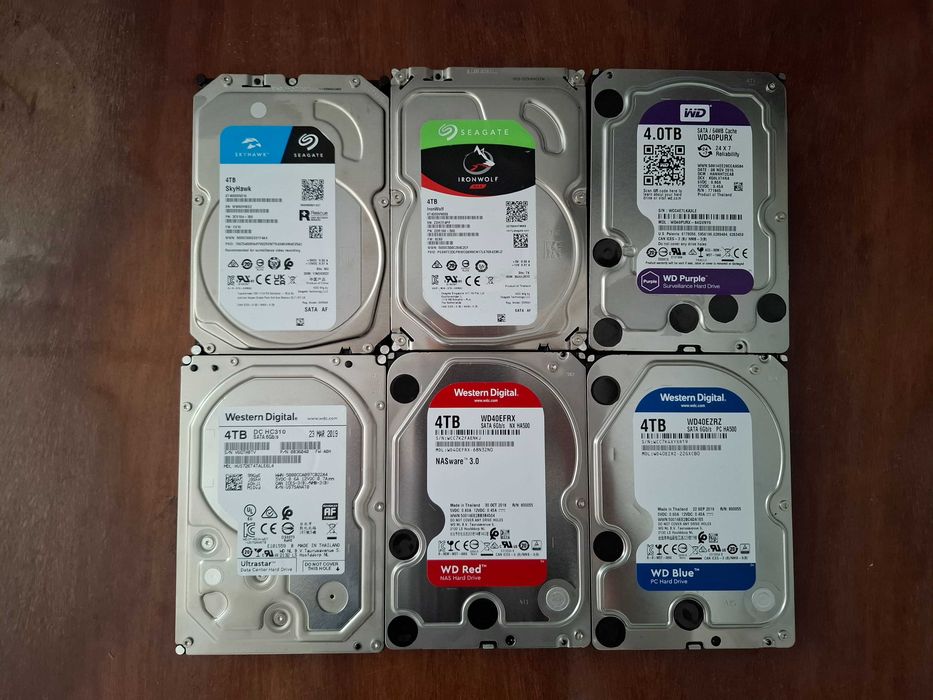 Хард дискове 1TB и 4TB HDD