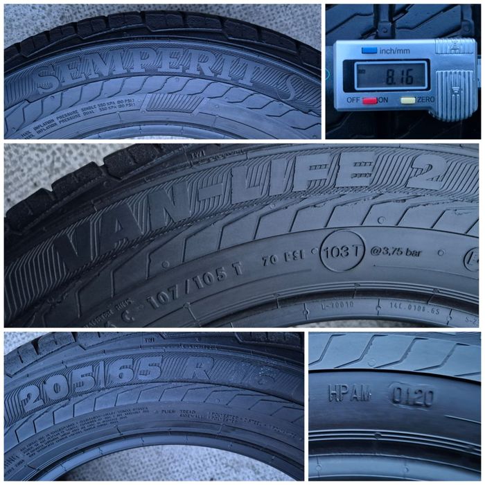 O bucată 205/65 R16C vară - una Goodyear Vredestein Semperit