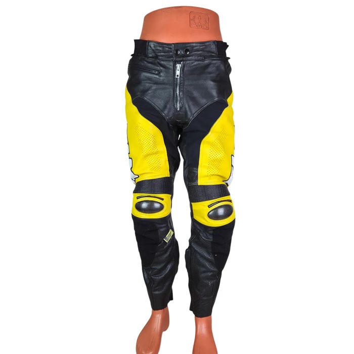 FLM Мъжки мото панталон размер 52 – естествена кожа