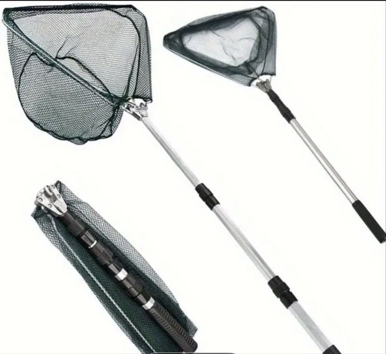 Minciog pescuit telescopic din aluminiu