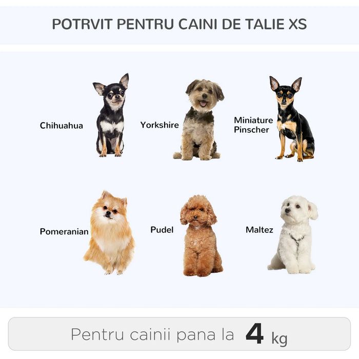 PawHut rucsac transport animale mici , 36x30x49