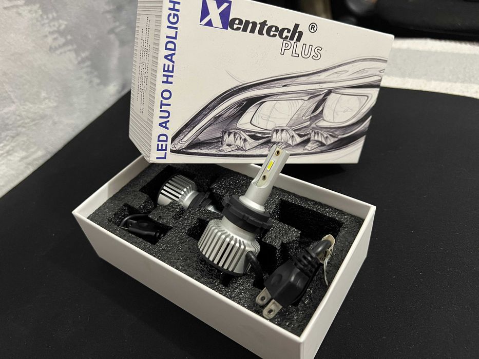 LED-uri Xentech Plus 6000K (alb xenon) pentru retrofit de la Xenon D2S/D2R/D2C