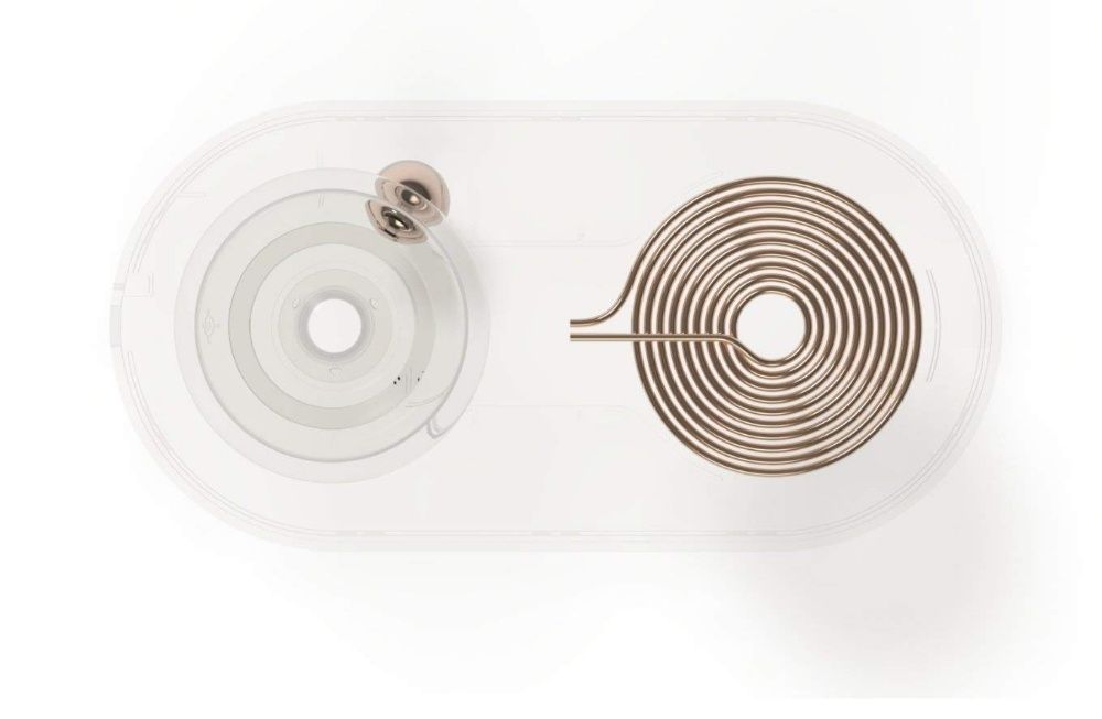 Безжично зарядно с нощна лампа QI Wireless Charger with Touch-control