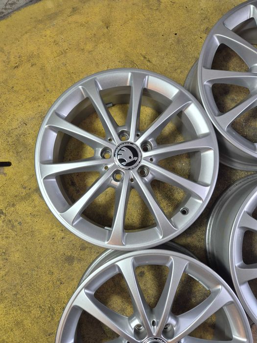 4 Jante Aliaj 5x112 17'' Skoda Octavia Superb Karoq Yeti CA NOI
