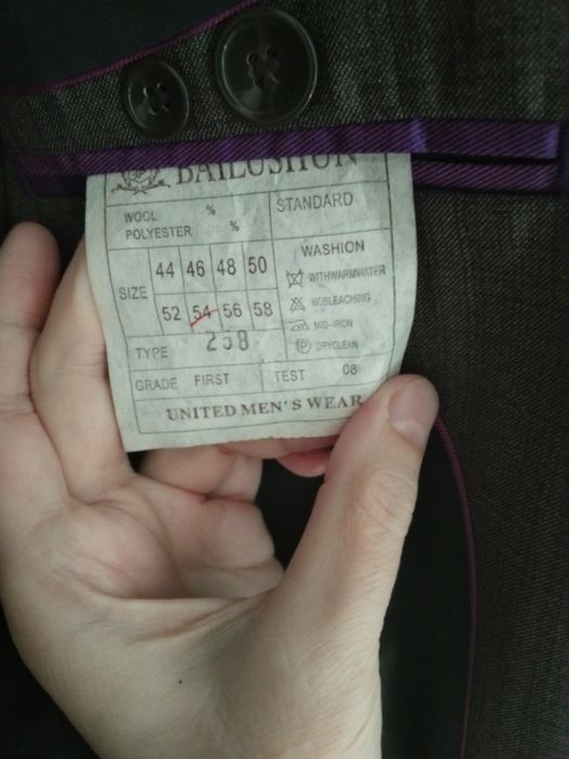 Мужские костюмы б/у