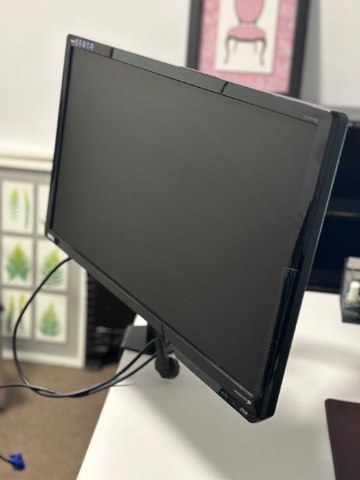 Monitor BENQ ; Suport Reglabil Monitor; Consolă pentru monitor, negru