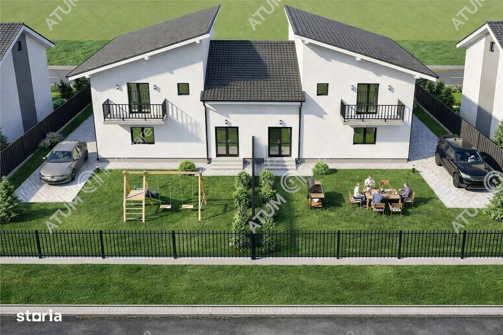 Casa cu 4 camere si teren propriu de 260 mp localizat in Selimbar Mohu
